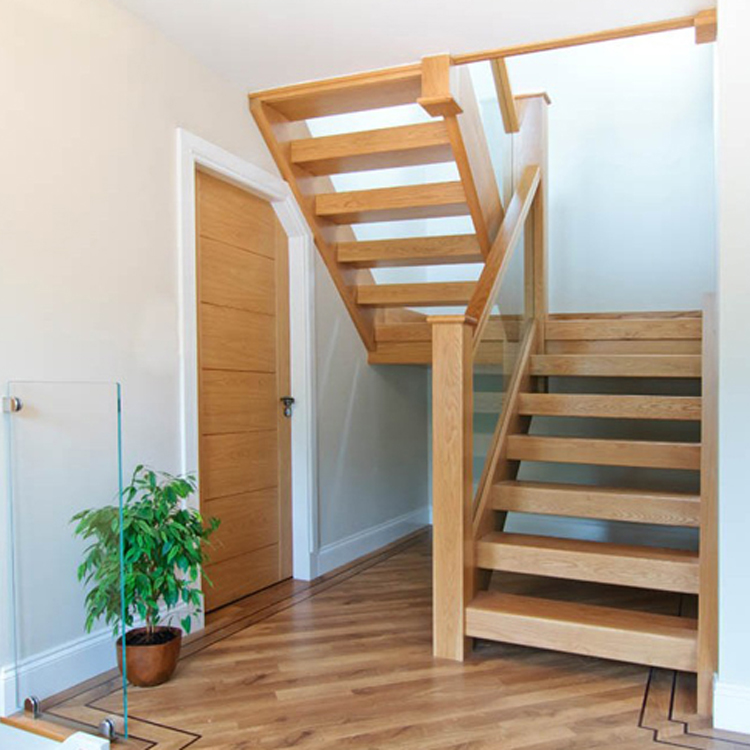 beech straight staircase