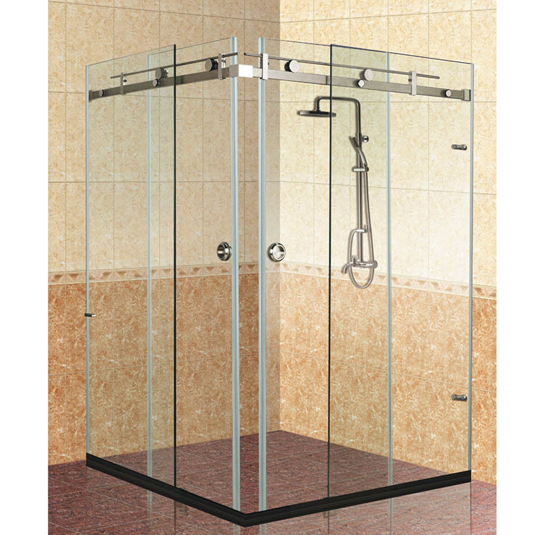 stainless steel glass shower screen