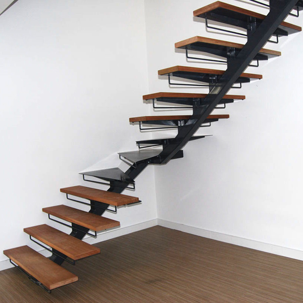 mono stringer staircase-40treads-190mm L shape staircase